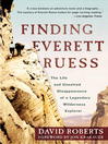 Cover image for Finding Everett Ruess